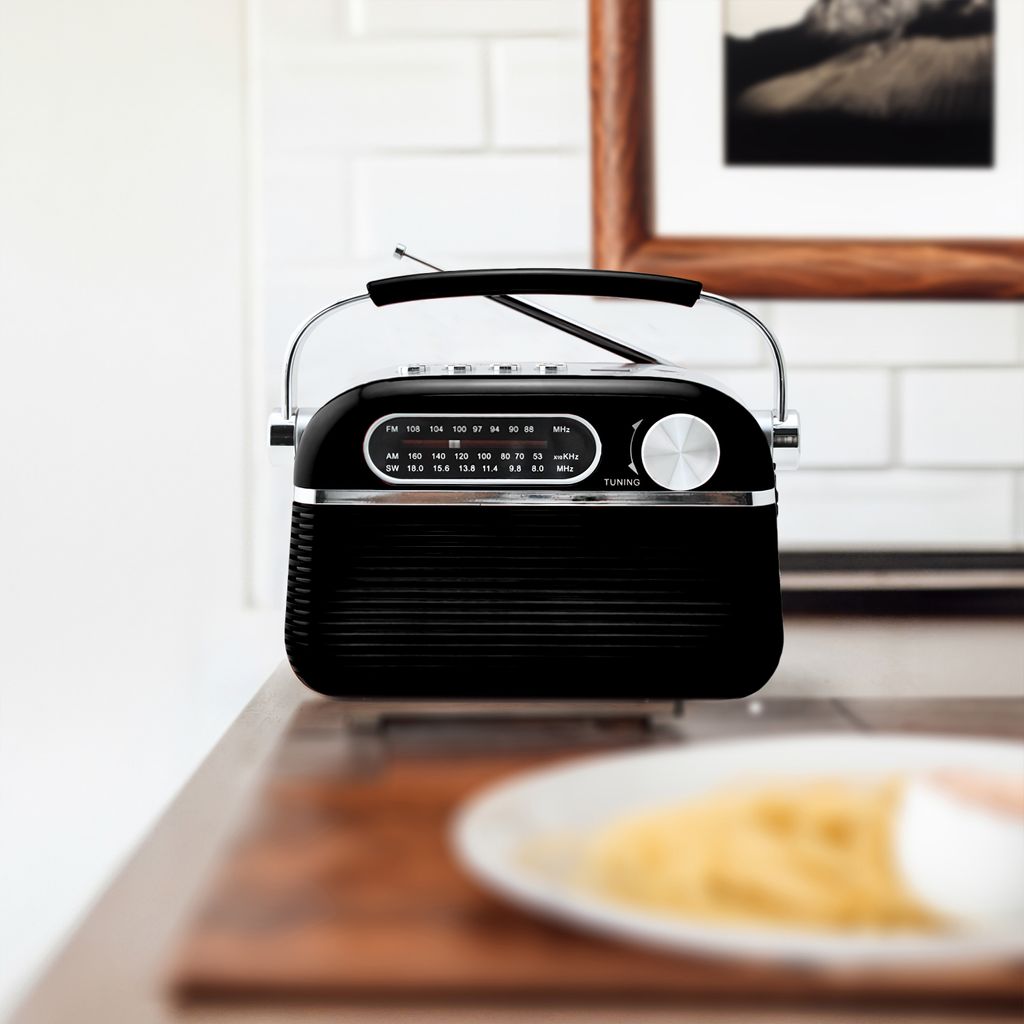 Retro rádio reproduktor Vintage rádio 1200 mAh přenosné FM Obrázek produktu 16