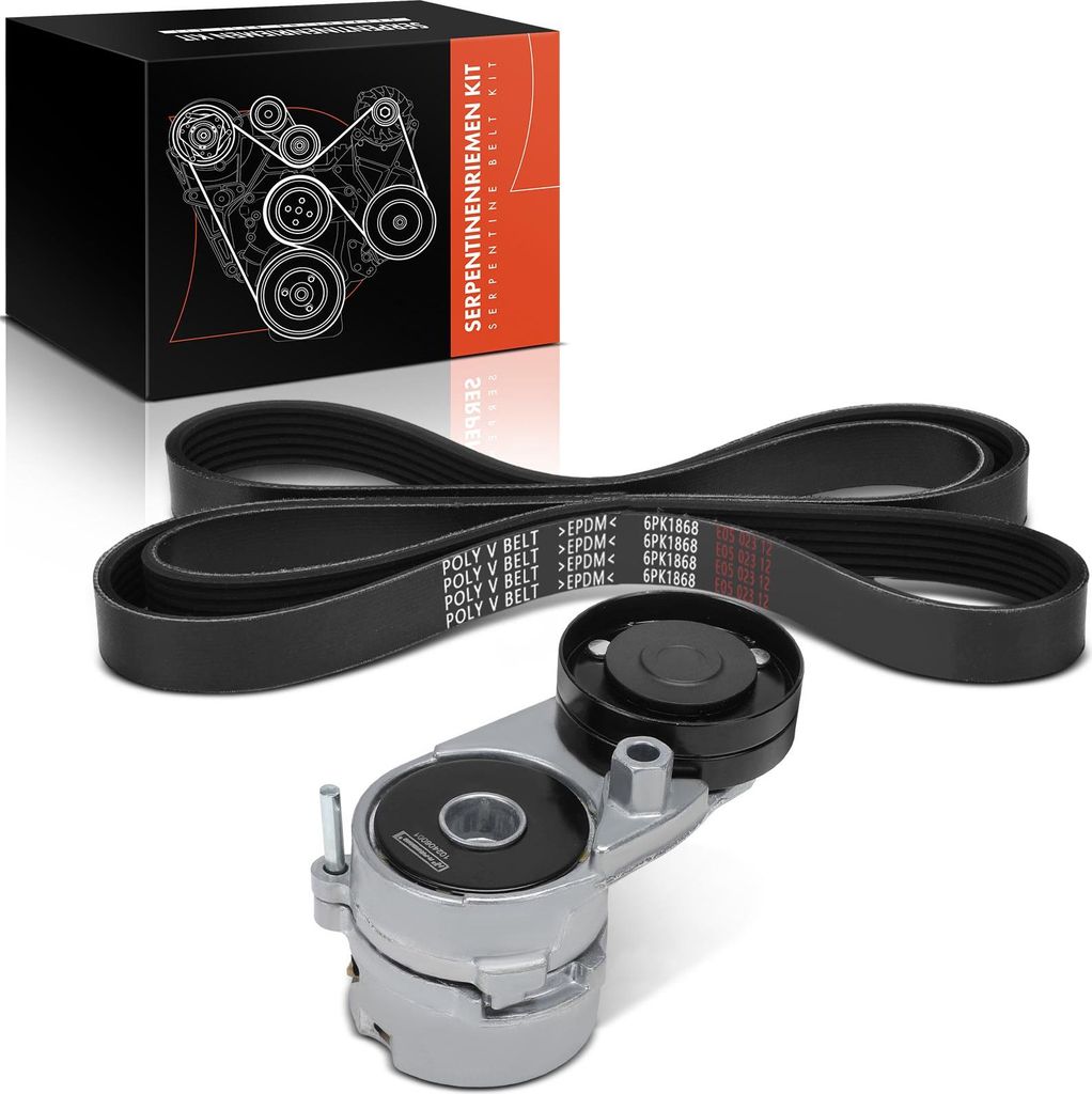 Frankberg 1x Keilrippenriemensatz für VW Passat A32 A33 Beetle 5C1 5C2 2.5L 2011-2021