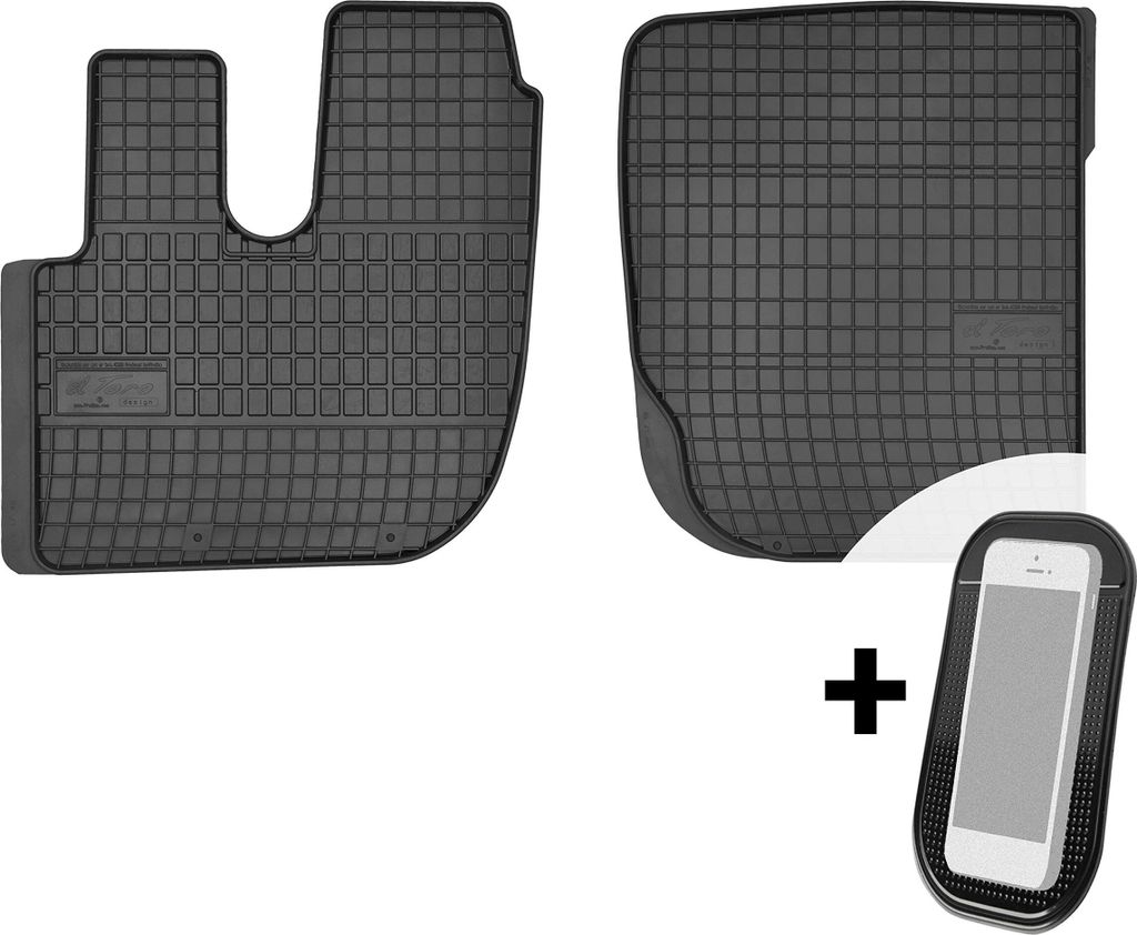 Gummimatten Auto Fußmatten Automatten Passgenau 2-teilig Set - passend für DAF LF 45 55 ab 2002