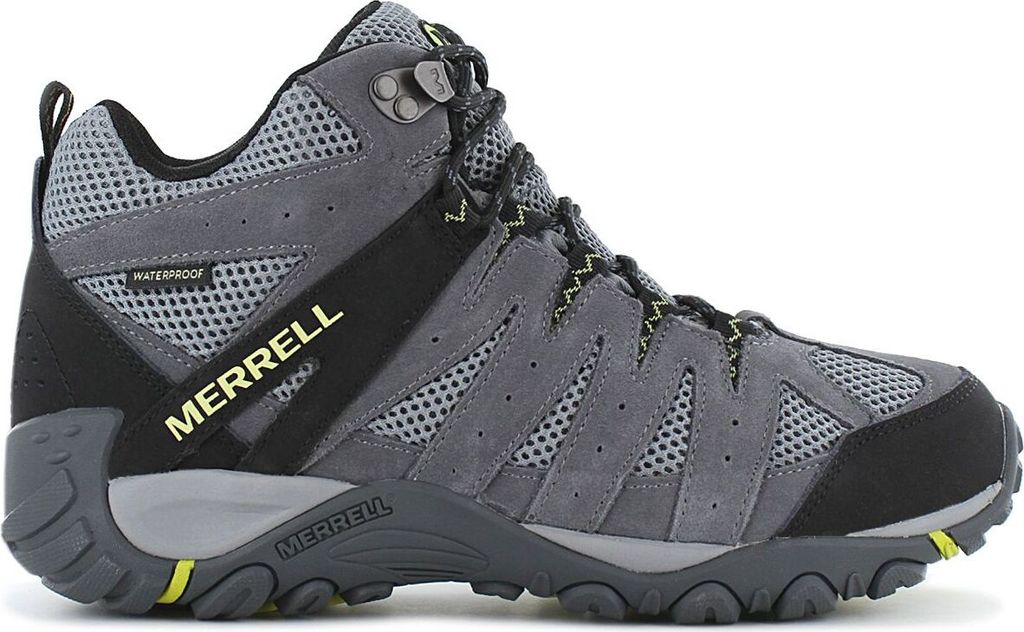 Merrell Accentor 2 Vent Mid WP - Waterproof - Herren Wanderschuhe Grau J50841 , EU 43 UK 8.5