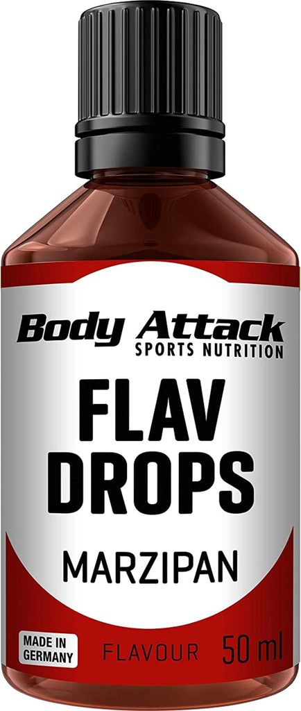 Body Attack Flav Drops - 50 ml Marzipan