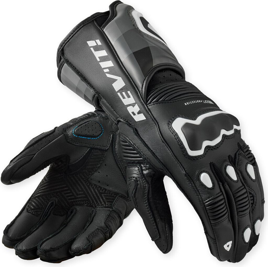Revit Quantum 3 Motorrad Handschuhe, schwarz/weiß, 3XL