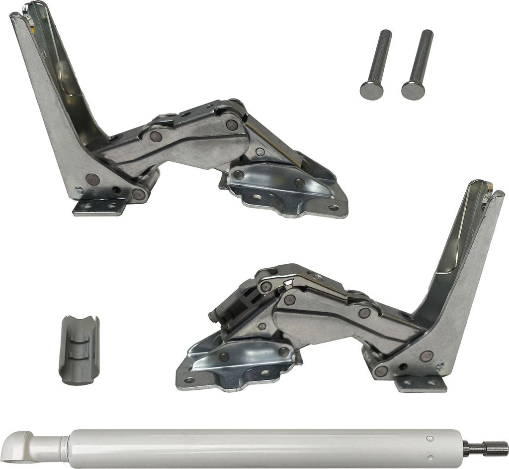 Türdämpfer + Türscharnier Liebherr 9590166 oben + unten für Produktbild 