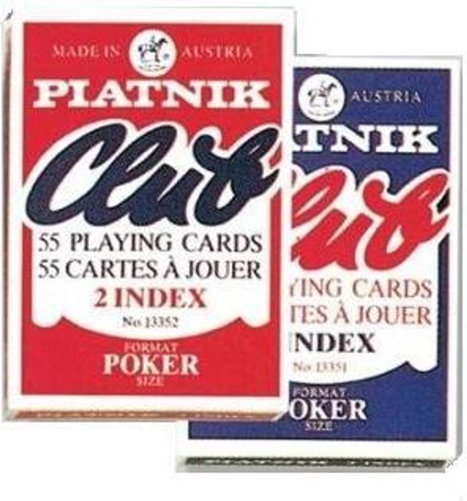 Pokerkarten Magic Poker-Basic blau – Kunststoff-Spielkartendeck