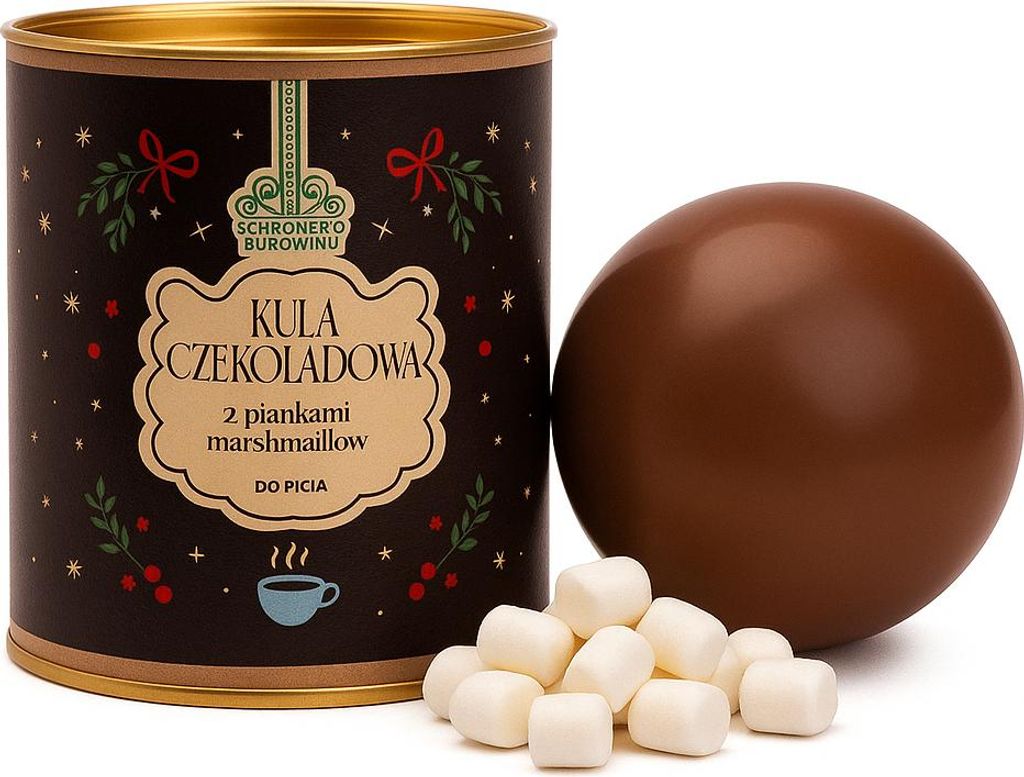Schokoladenkugel mit Marshmallows 45g- Schronisko Bukowina