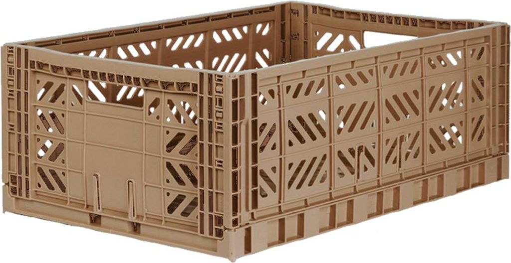 Aykasa Faltbox Klappbox WARM TAUPE hellbraun maxi Produktbild 