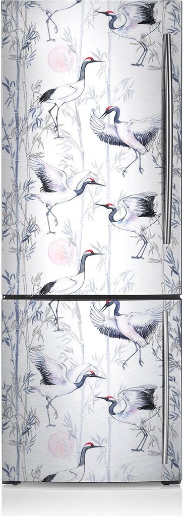 Magnetfolie Aufkleber Kühlschrankmagnete 60x180 cm - Tanzkräne.