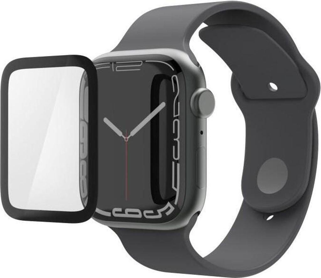 Displayschutz "Super Hybrid" für Apple Watch 10, 46 mm, Montagehilfe (00210941)