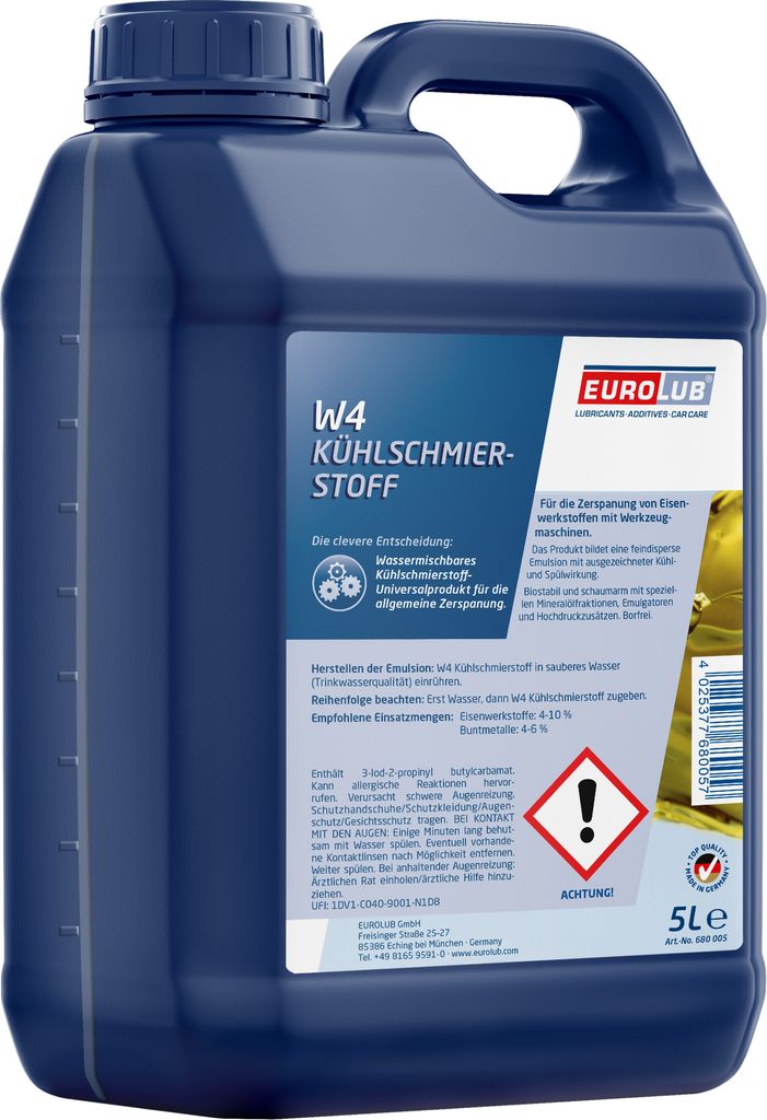 EUROLUB Bohr- / Schneidöl 680005 5l Kanister