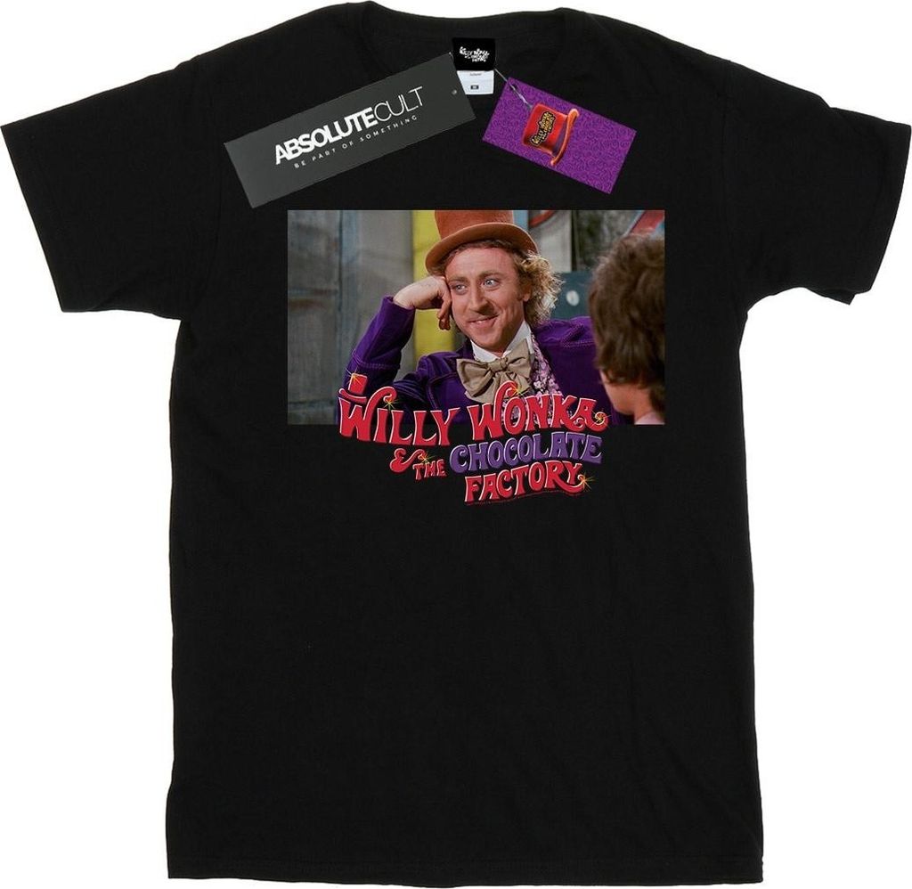 Willy Wonka & The Chocolate Factory - T-Shirt für Herren BI48668 (3XL) (Schwarz)
