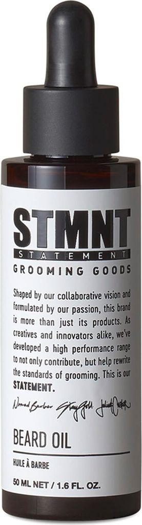 STMNT Grooming Goods Beard Oil 50ml Silicone Free Moisturizing Formula with Natural Oils