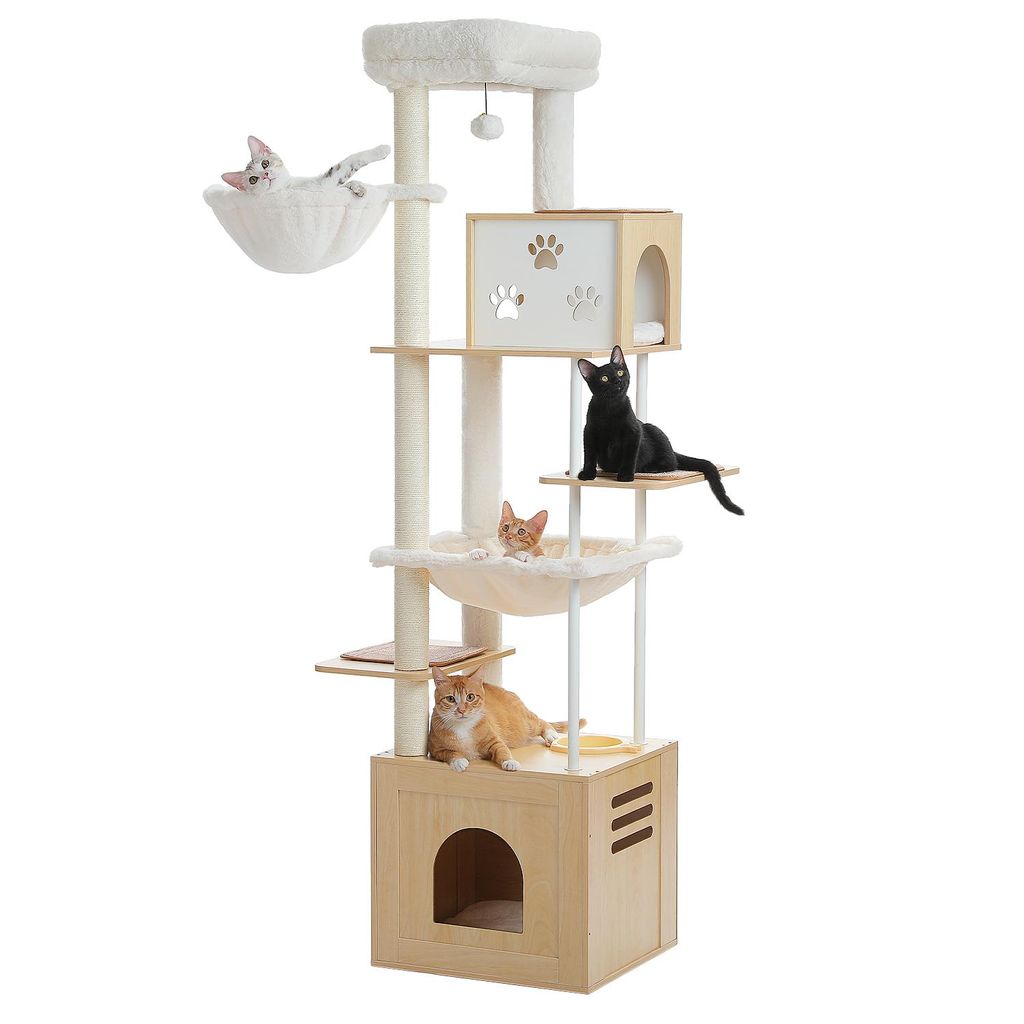 PAWZ Road 190 Kratzbaum mit Futterplatz Produktbild 