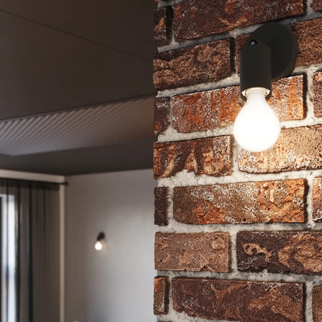 PLAFON SORENO 3 E27 Lampada da soffitto nera LUMILO - 9