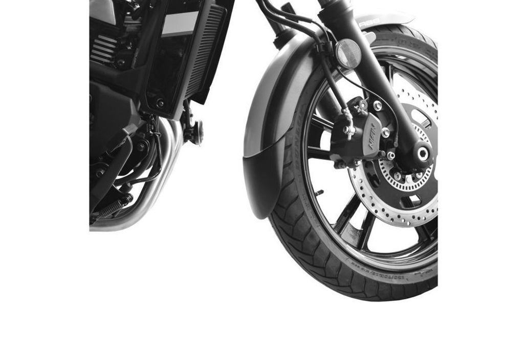 PUIG 9024N Verlängerung des vorderen Schutzblechs passend fuer KAWASAKI VULCAN S Schwarz