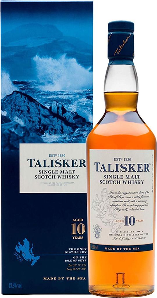 Talisker 10 Years Single Malt Scotch Whisky v darčekovom Obrázok produktu 
