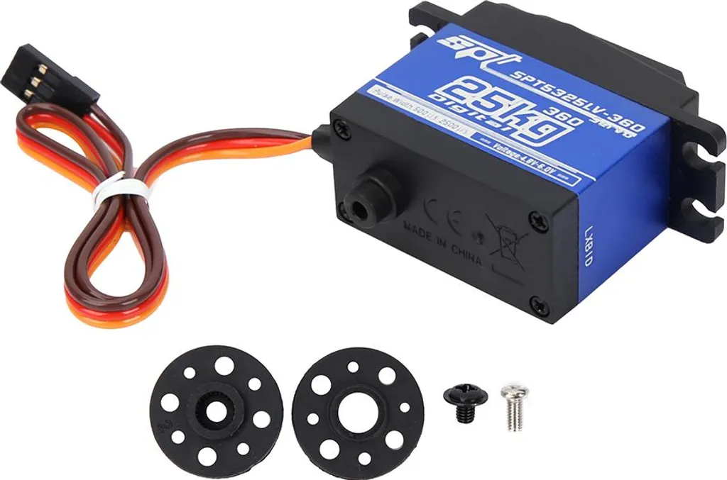 Servo Numérique Durable 330Hz avec Rotation Continue pour Châssis Robot