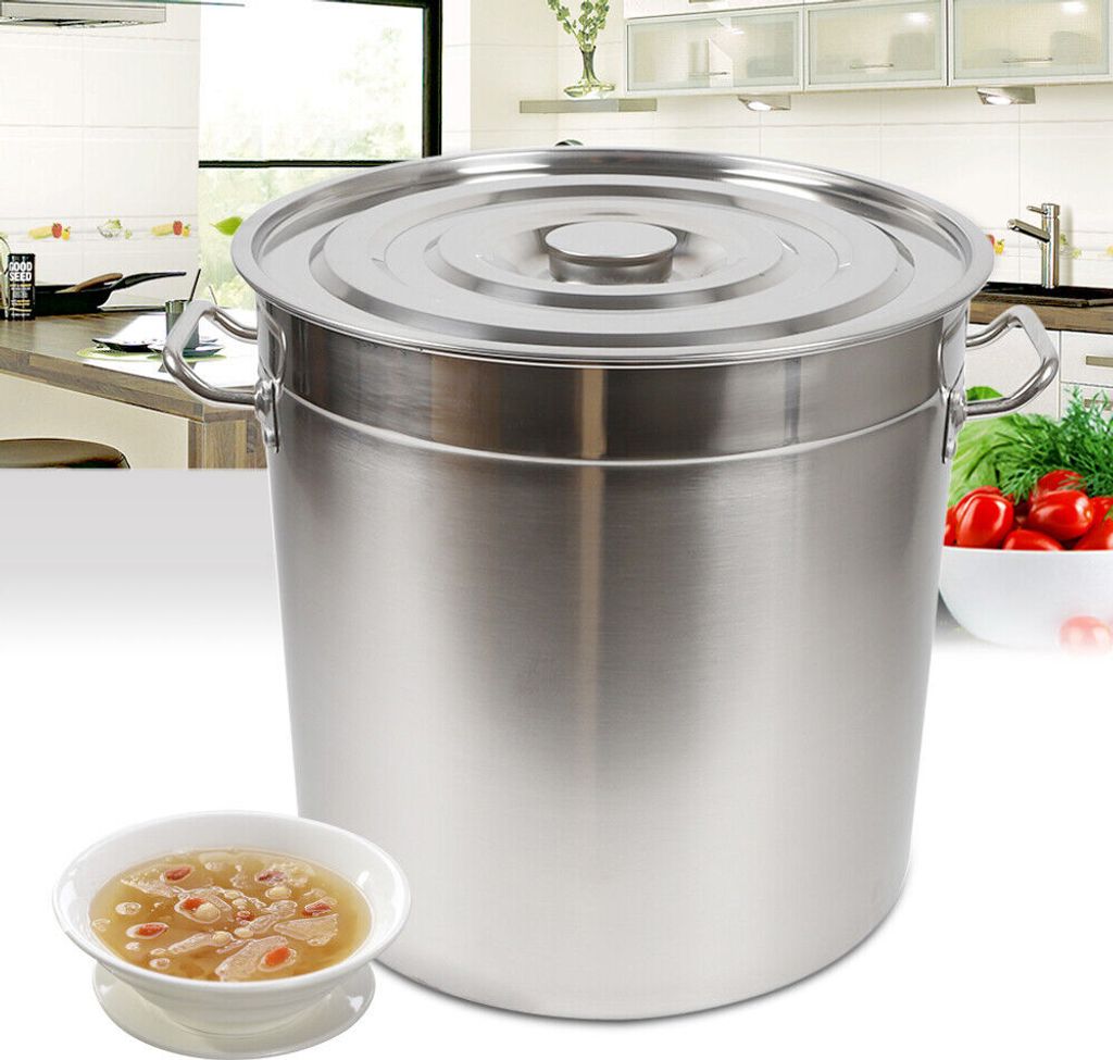 70L nerezový hrnec s víkem Polévkový hrnec Kuchyňský kbelík Obrázek produktu 2