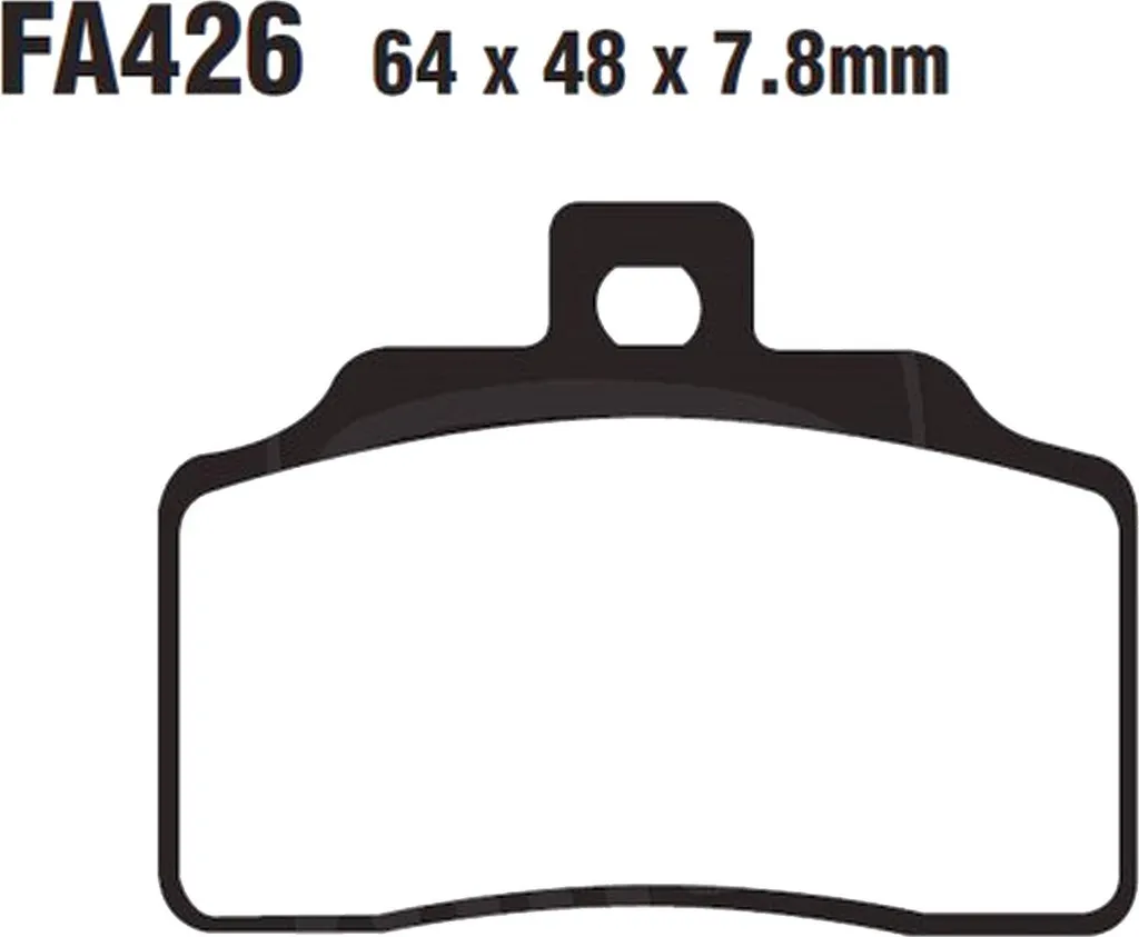 Jeu de plaquettes de frein pour moto Beta M4 350 Motard 2004-2017