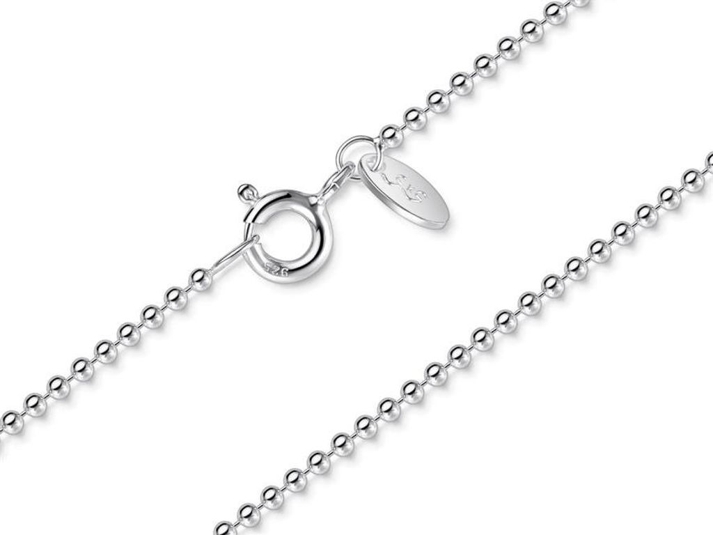 SILBERKETTEN STORE Kugelkette 1,5mm - 925 Silber, Länge Produktbild 