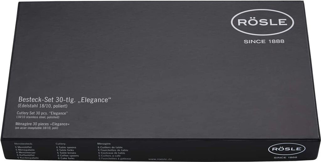 RÖSLE Set di posate "Elegance" 60 pezzi. Immagine del prodotto 