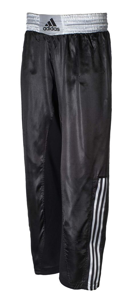 adidas Kickbox-Hose schwarz/weiß, adiKBUN210T Größe: 150