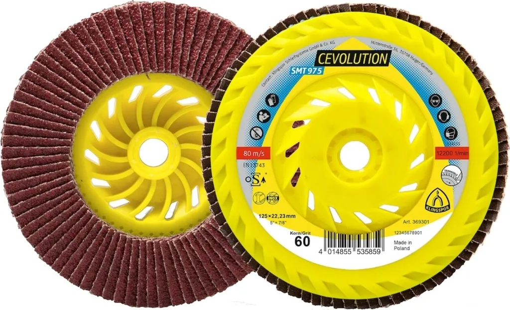 Klingspor SMT 975 Disco Abrasivo Ceramico 125mm Grana 80 - Offerta Professional