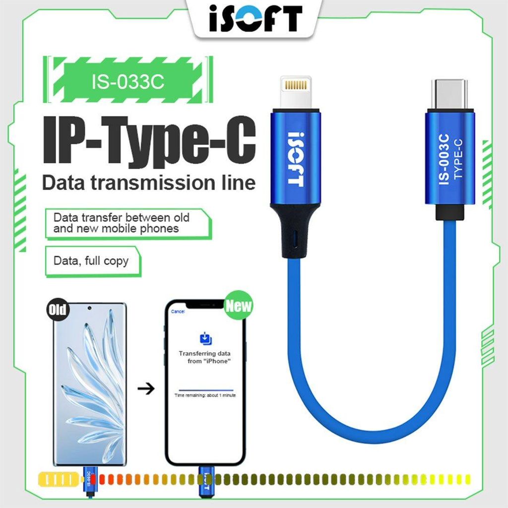 iSoft IS 003C Benutzerdatenübertragungskabel. Übertragen Sie Daten für Typ C auf das iPhone