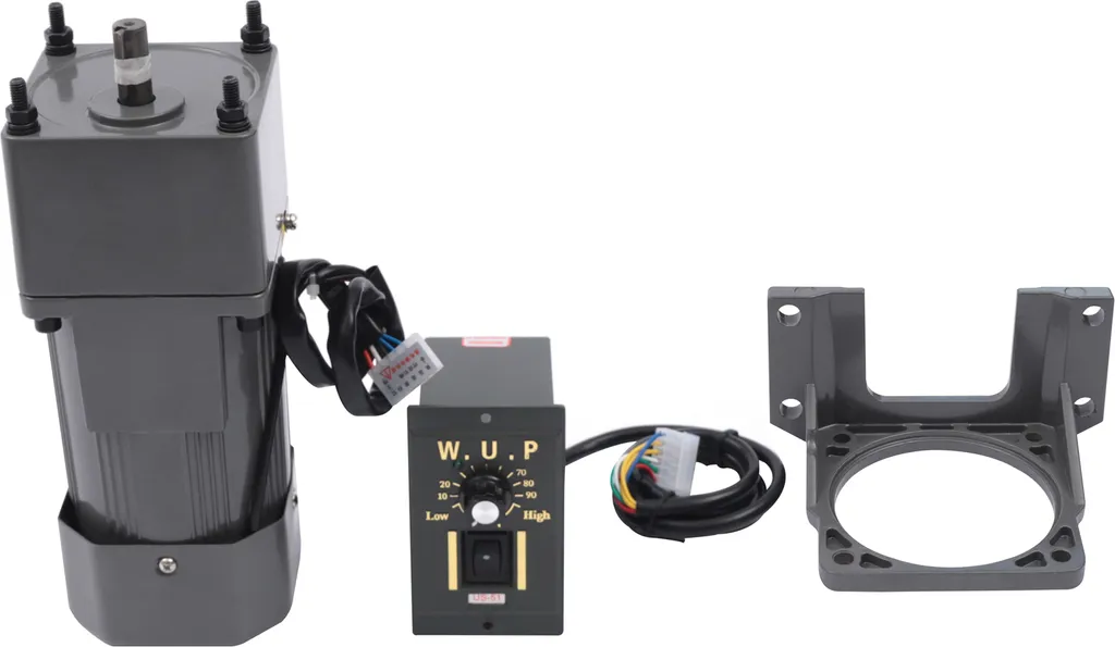 Moteur Électrique avec Réducteur 90W et Variateur de Vitesse Précis