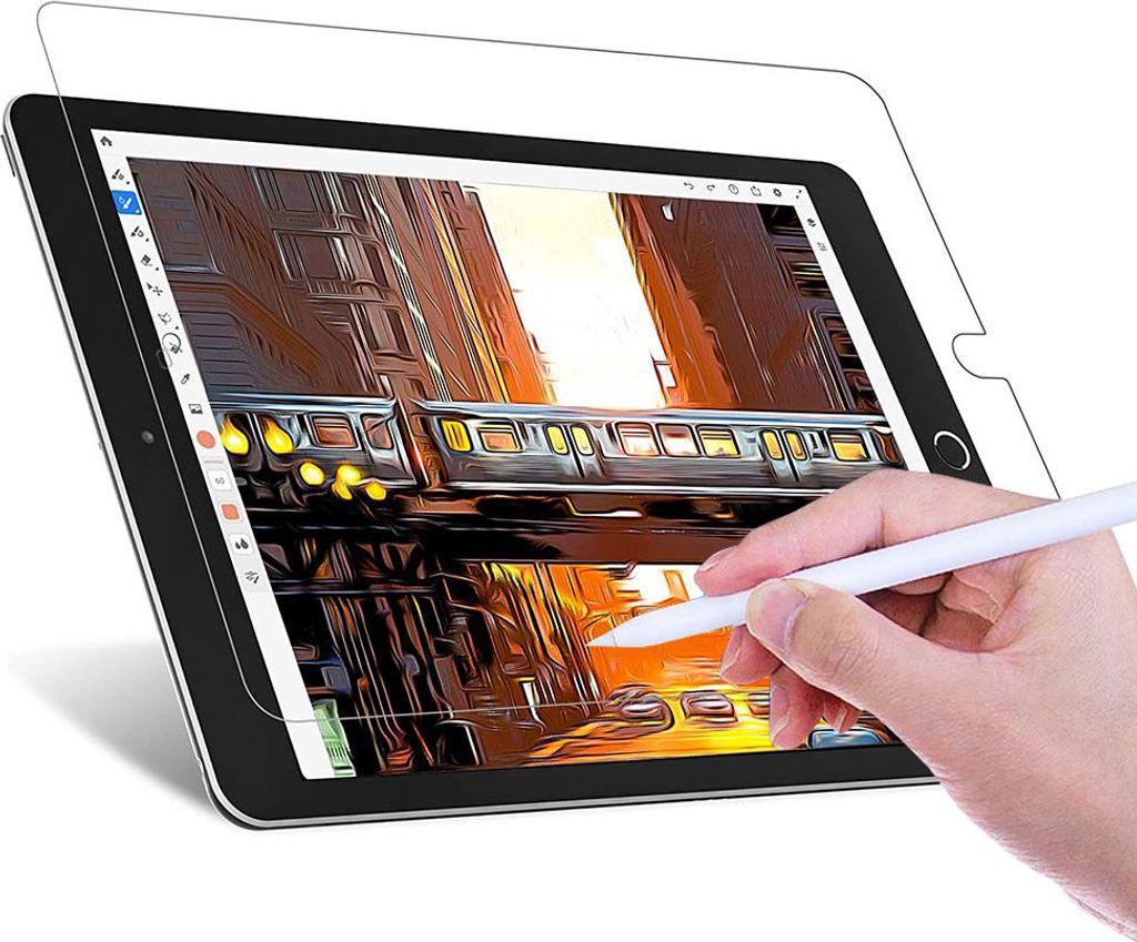 Displayschutz wie Papier, kompatibel mit iPad 10,2 Zoll 2021&2020&2019 Blendschutz, kratzfester Mattfilm, kompatibel mit Apple Pencil