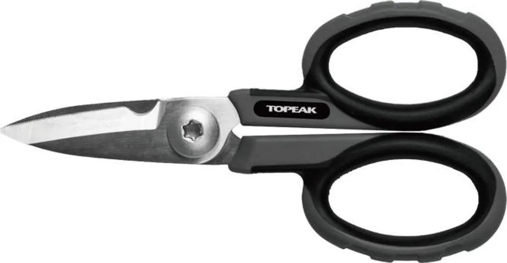 Ciseaux de monteur électricien Topeak avec encoche pour dénudage net