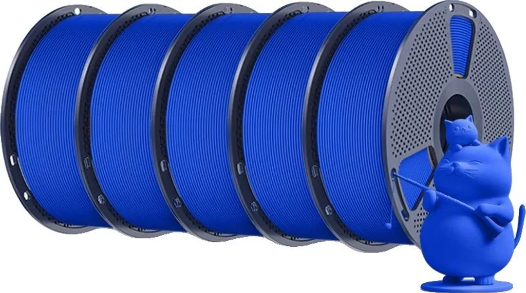 Filament 3D Anti-Warping Bleu 1,75 mm - Solution PLA Biodégradable sans Échec