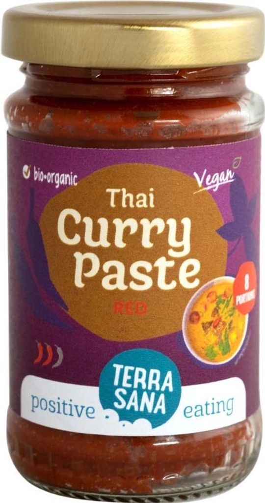 TERRASANA Thai Red Curry Paste 120g