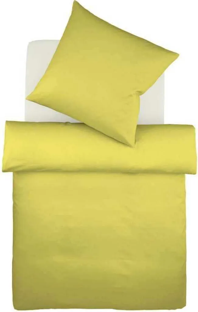 biancheria da letto in raso fleuresse Colori 155x200 cm + 80x80 cm oliva