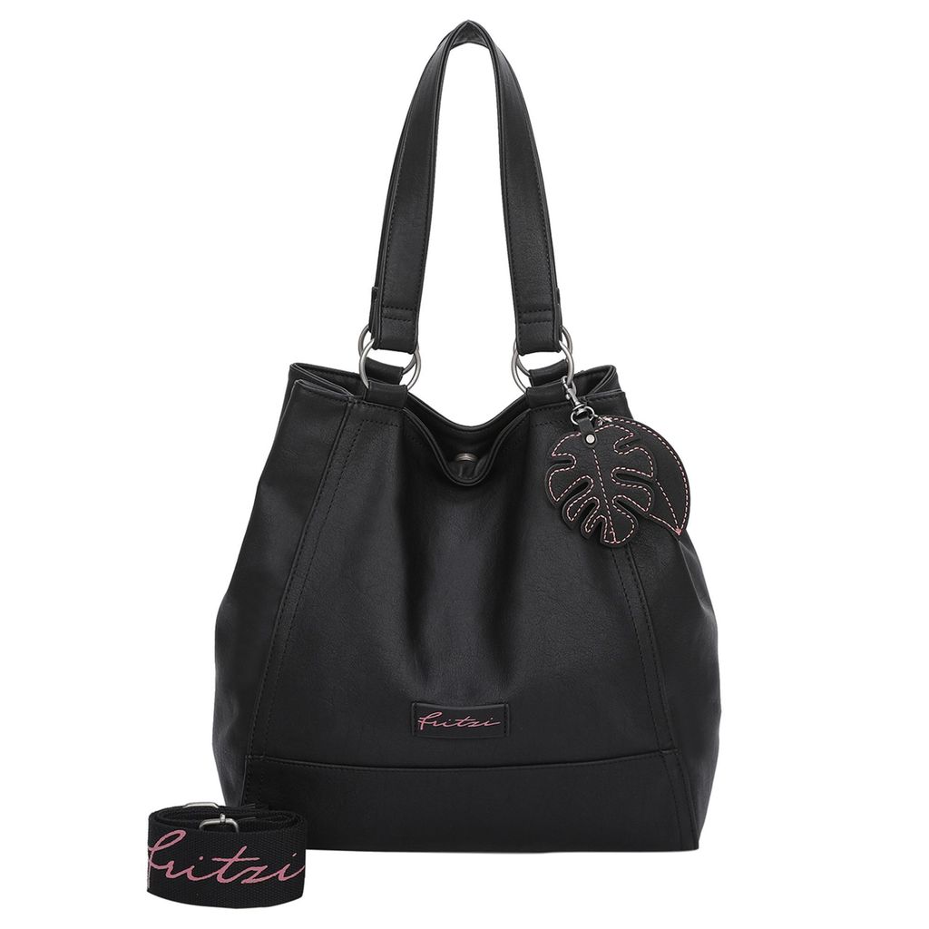 Fritzi aus Preußen Schultertasche Eco Joy01 Shopper Black schwarz