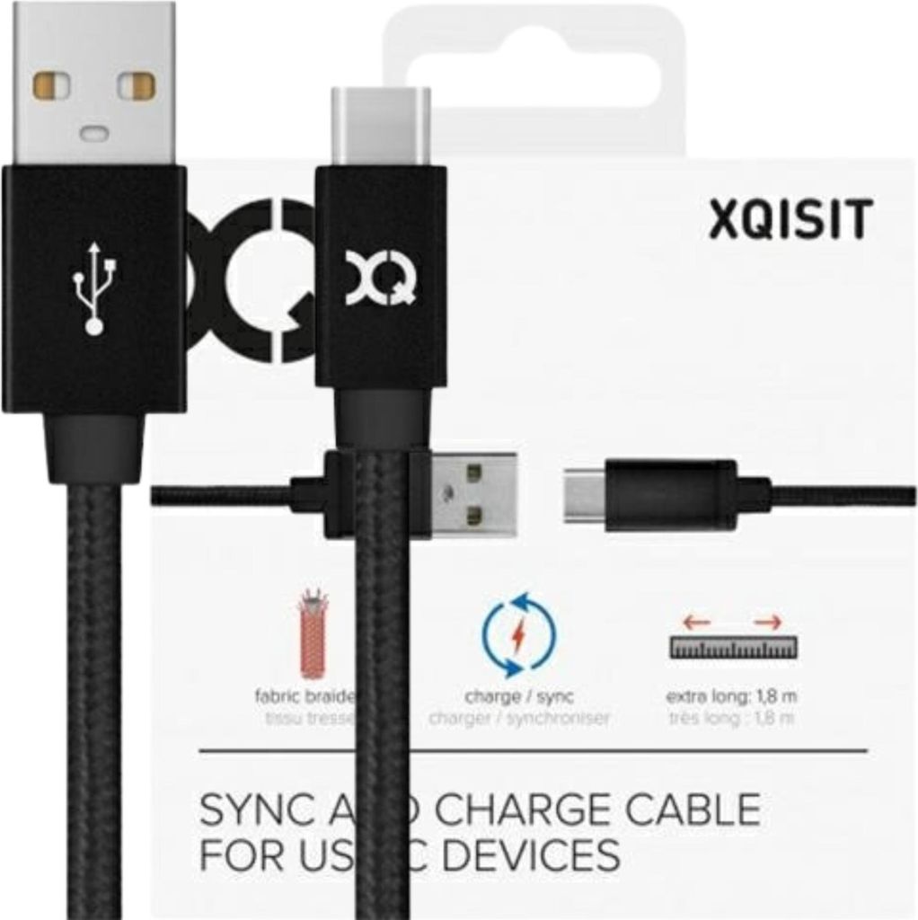 Xqisit 27749 - 1,8 m - USB C - USB A - 3.2 Gen 1 (3.1 Gen Produktbild 