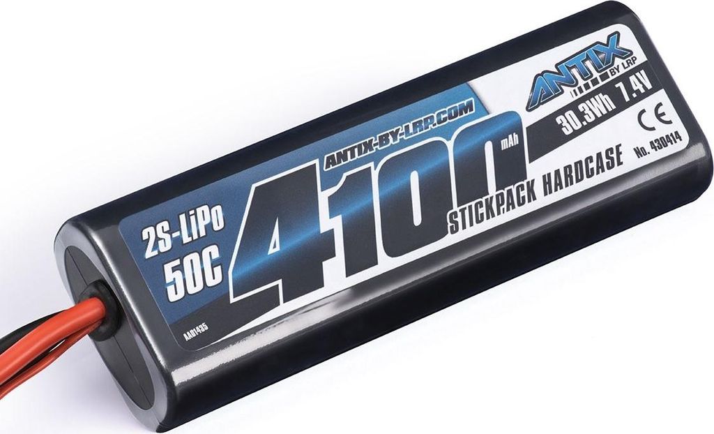 ANTIX by LRP 4100mAh - 7,4V - 50C LiPo Auto Stickpack Produktbild 