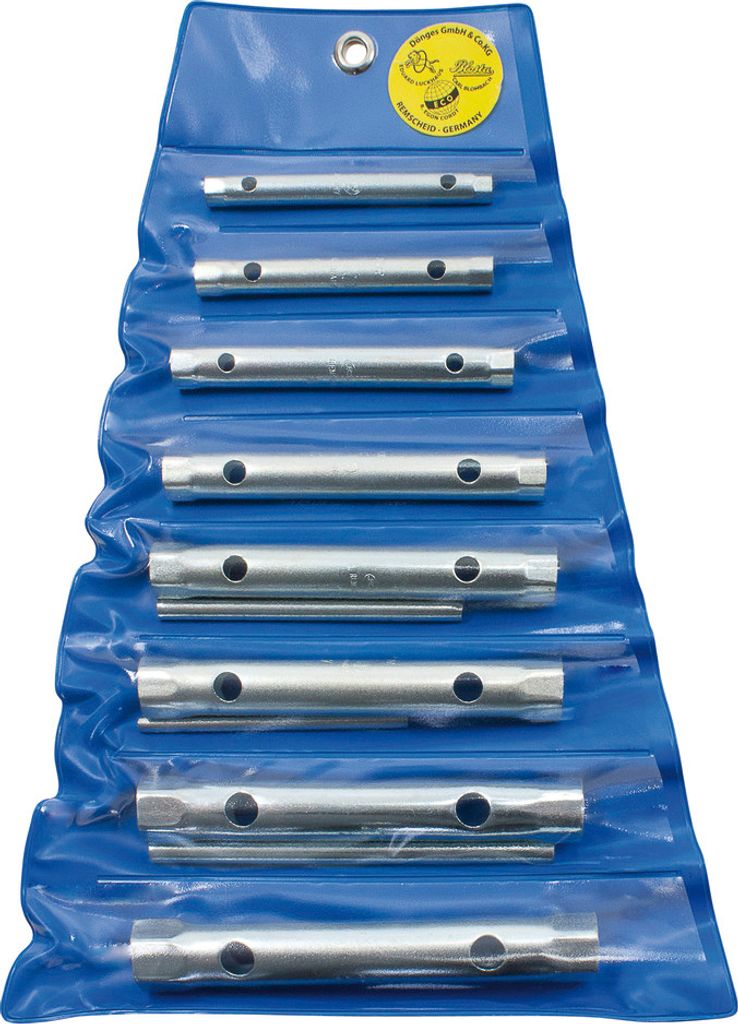 Dönges Rohrsteckschlüsselsatz, SW 6-22 mm, 8 tlg., Drehstangen 4 St.