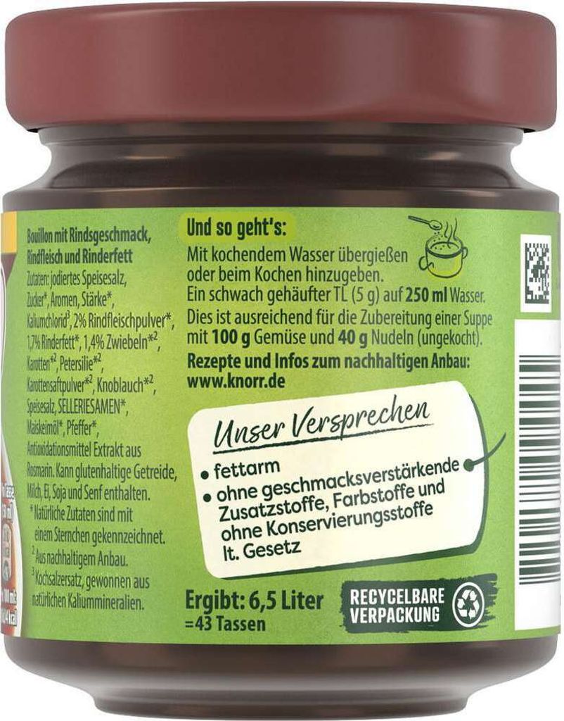 Knorr Bouillon mit Rind (6,5 l) Fix-Produkt | Kaufland.de