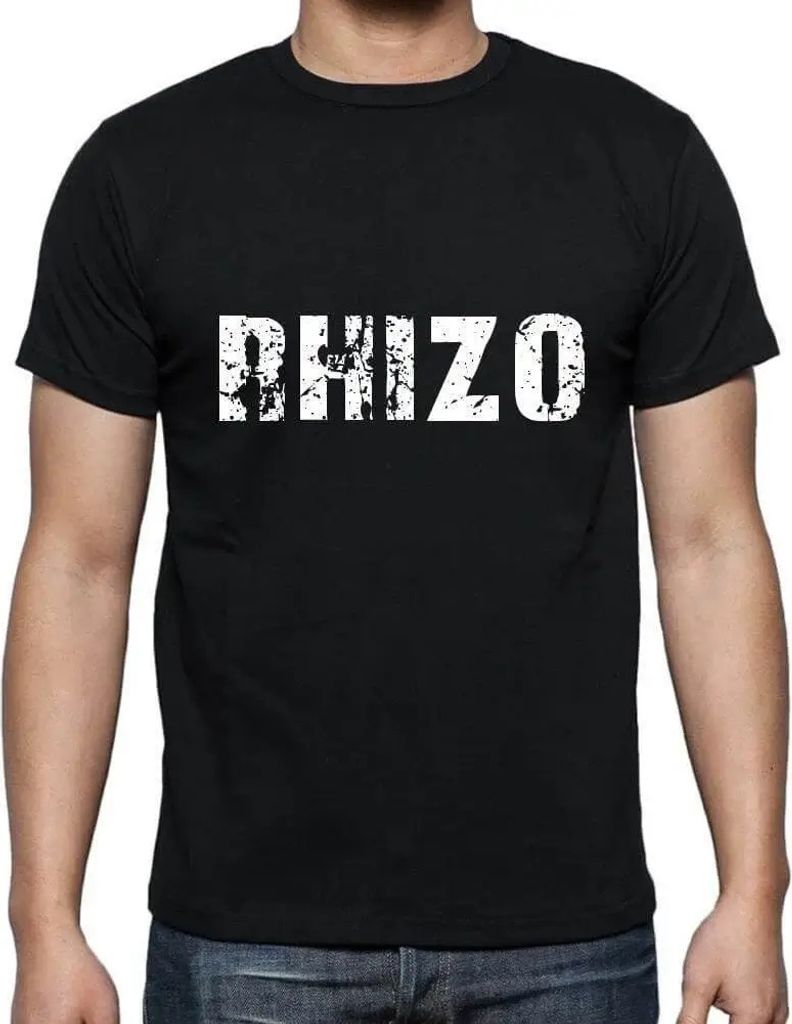 Herren Grafik T-Shirt Rhizo Öko-Verantwortlich Vintage Jahrgang Kurzarm Lustige Druck Geburtstag Geschenk Mann