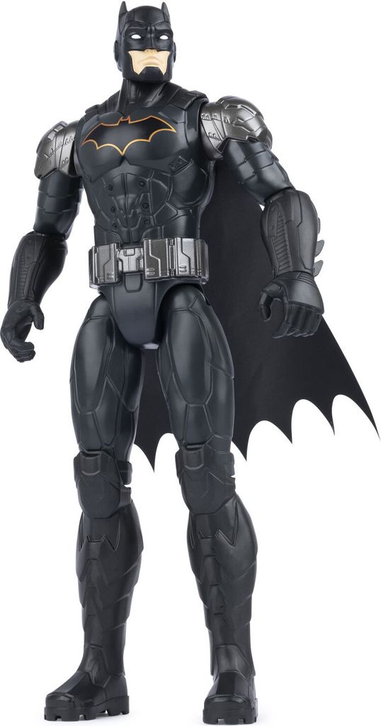 A full-body shot of a Batman action figure against a white background.