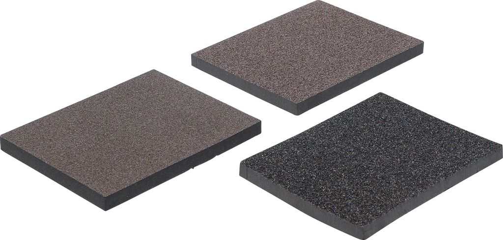 Schleifschwamm-Satz | K 46, 80, 120 | 3-tlg.