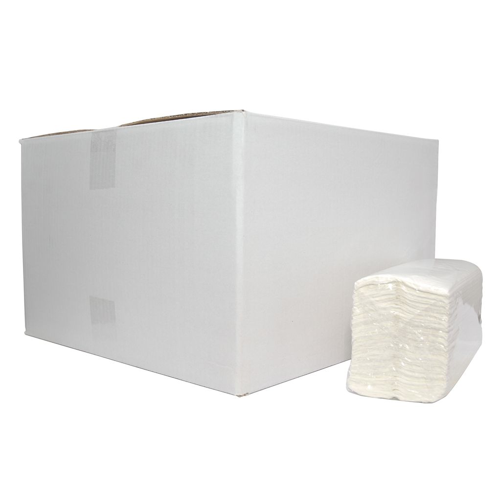CleanInQ - Handtuch C -Fach 2L 310x250mm Weiß | Box ein 2432 Stück