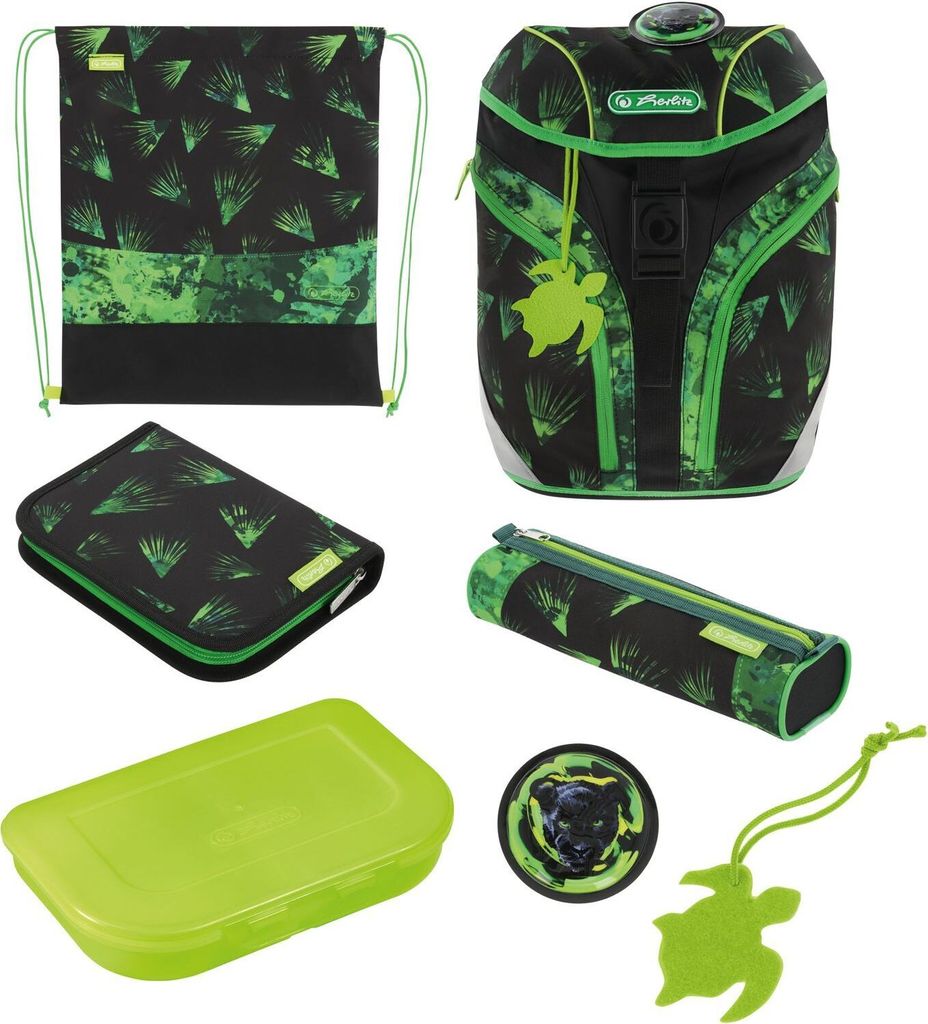 herlitz Schulranzen SoftLight Plus GREENline "Explorer" für Grundschüler