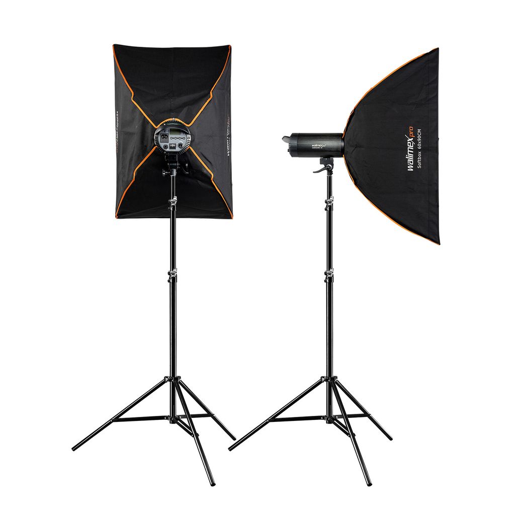 Walimex pro Campaigner 400 HS Set Double - 2 Studioblitze Produktbild 