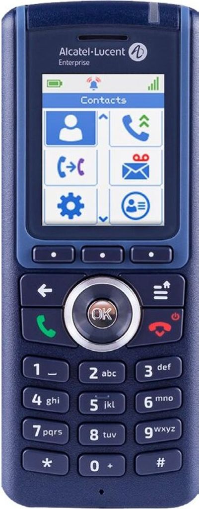 A close-up studio shot of a cordless digital phone.