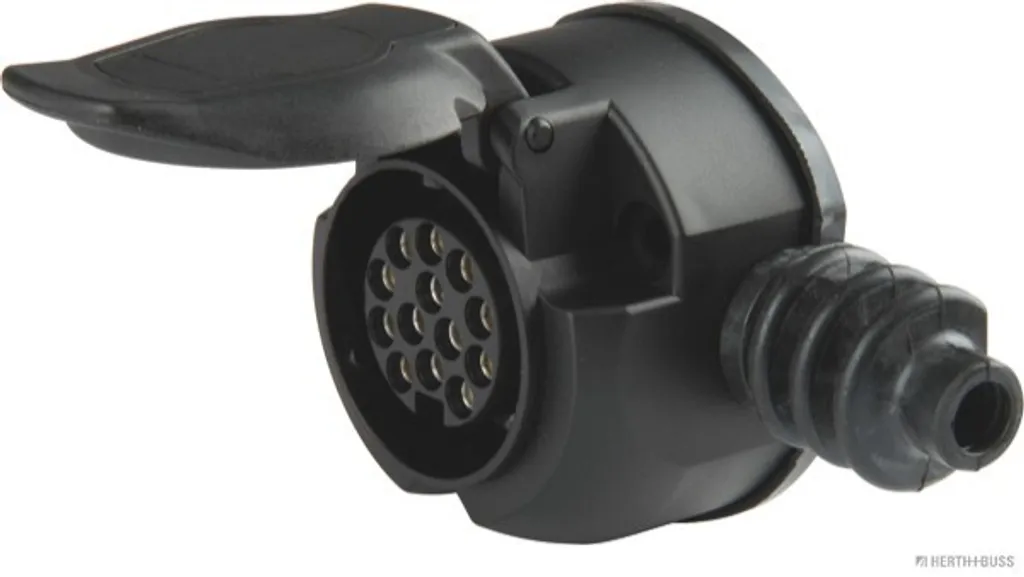 Prise de remorque Herth+Buss Elparts 51305139 en plastique de 72mm