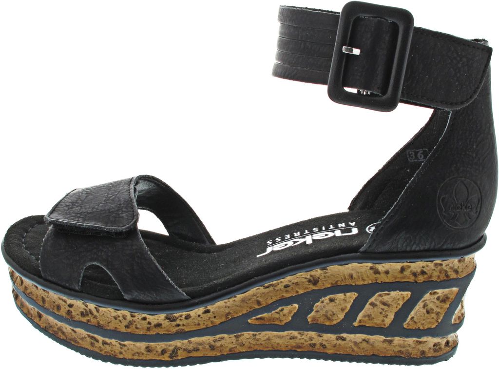 Eagle-Sandalen mit Keilabsatz und Riemchen Produktbild 