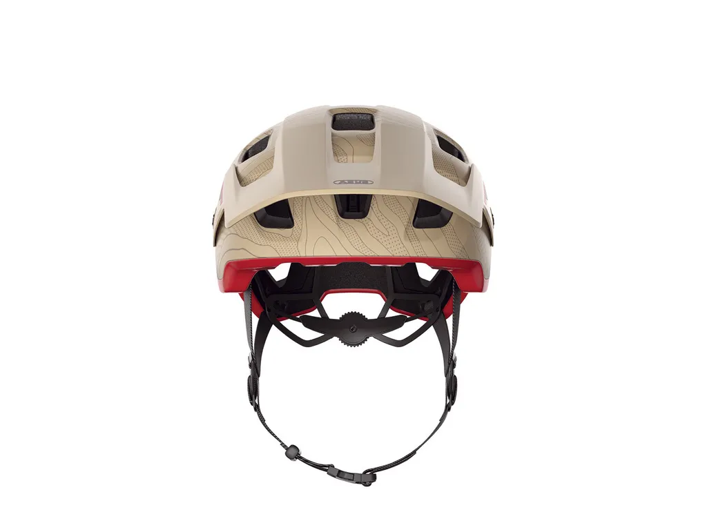 Casque de Trail VTT Abus MoDrop Dusky Camel S - Idéal Sorties Montagne