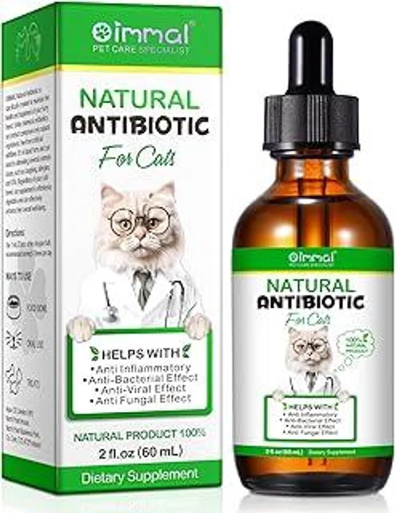 Antibiotici Naturali Gatti 60ml: Gocce Multivitaminiche e Difese Immunitarie
