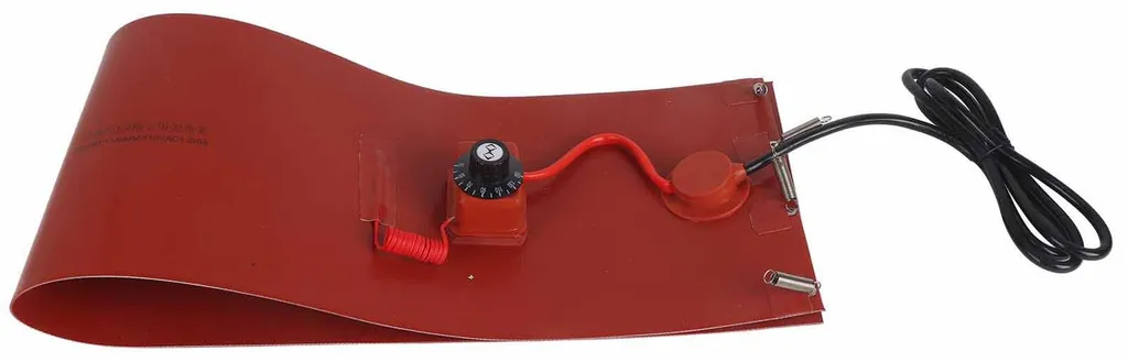 Chauffe-fût silicone 1200W réglable pour bidon huile 60L métal 220V